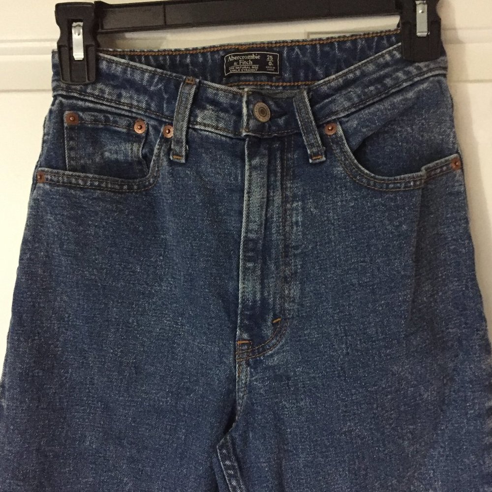 SOLD High-Waisted Straight Leg Jeans